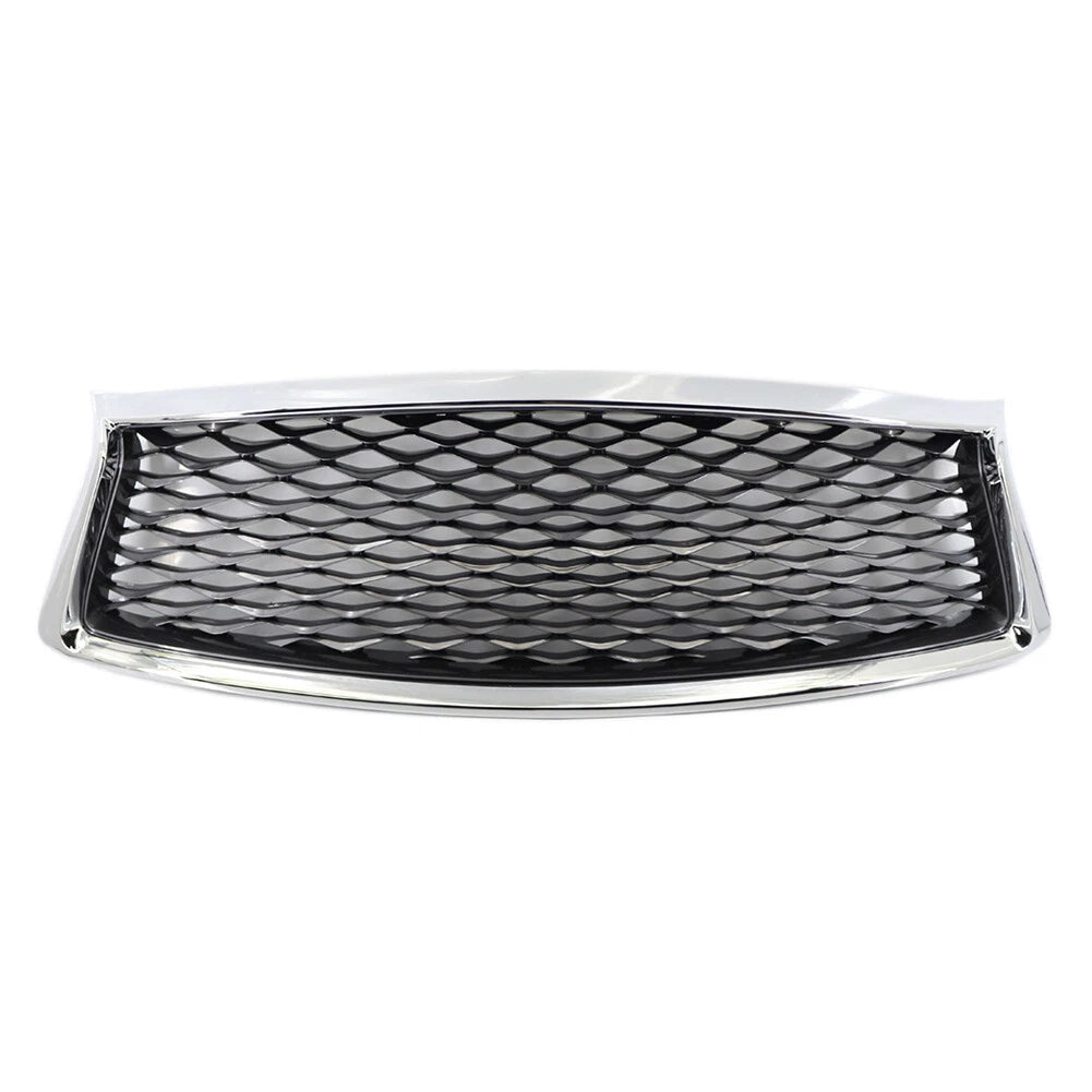 Front Bumper Center Upper Mesh Grille Grill Fit Infiniti Q50 Q50S 2018-2023 USA