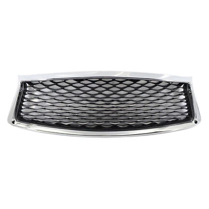 Front Bumper Center Upper Mesh Grille Grill Fit Infiniti Q50 Q50S 2018-2023 USA
