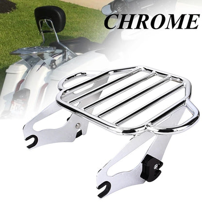 Detachable 2-Up Luggage Rack For Harley Touring Road King Street Glide 2009-2021