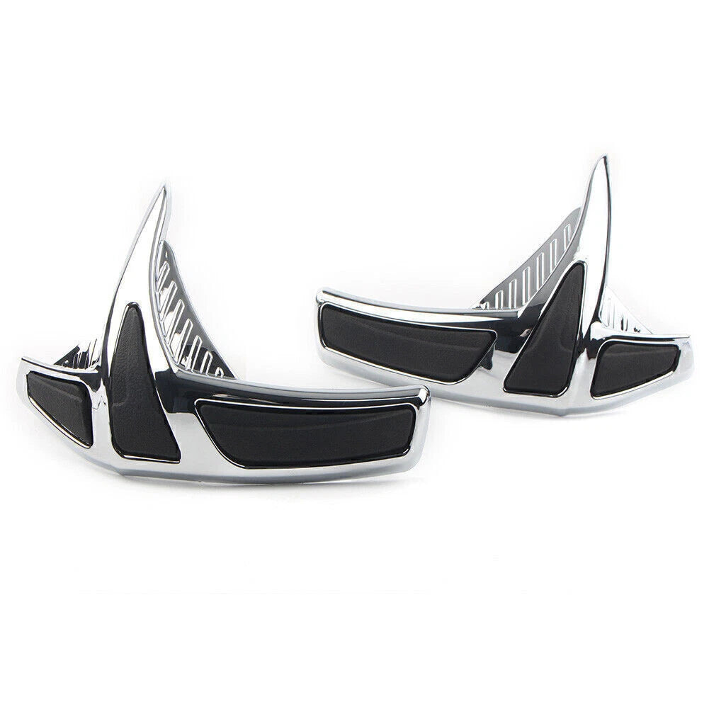 Goldwing Fairing Sddlebag Front Scuff Protectors for Honda GL1800 01-11 Chrome