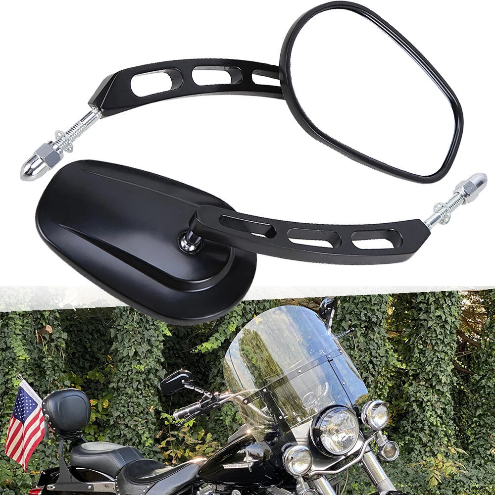 Motorcycle Rear View Mirrors For Harley Touring Street Road Glide King Sportster