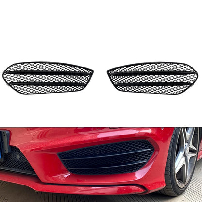 2x Front Bumper Air Vent Grille Cover Trim Black Fit For Benz CLA C117 2013-2015