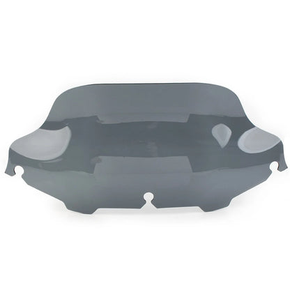 Grey 8"Wave Windshield Windscreen For Harley Touring Electra Street Glide 96-13