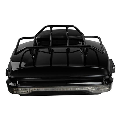 Chopped Trunk Pad Top Rack Tail Light Fit For Harley Electra Glide 14+