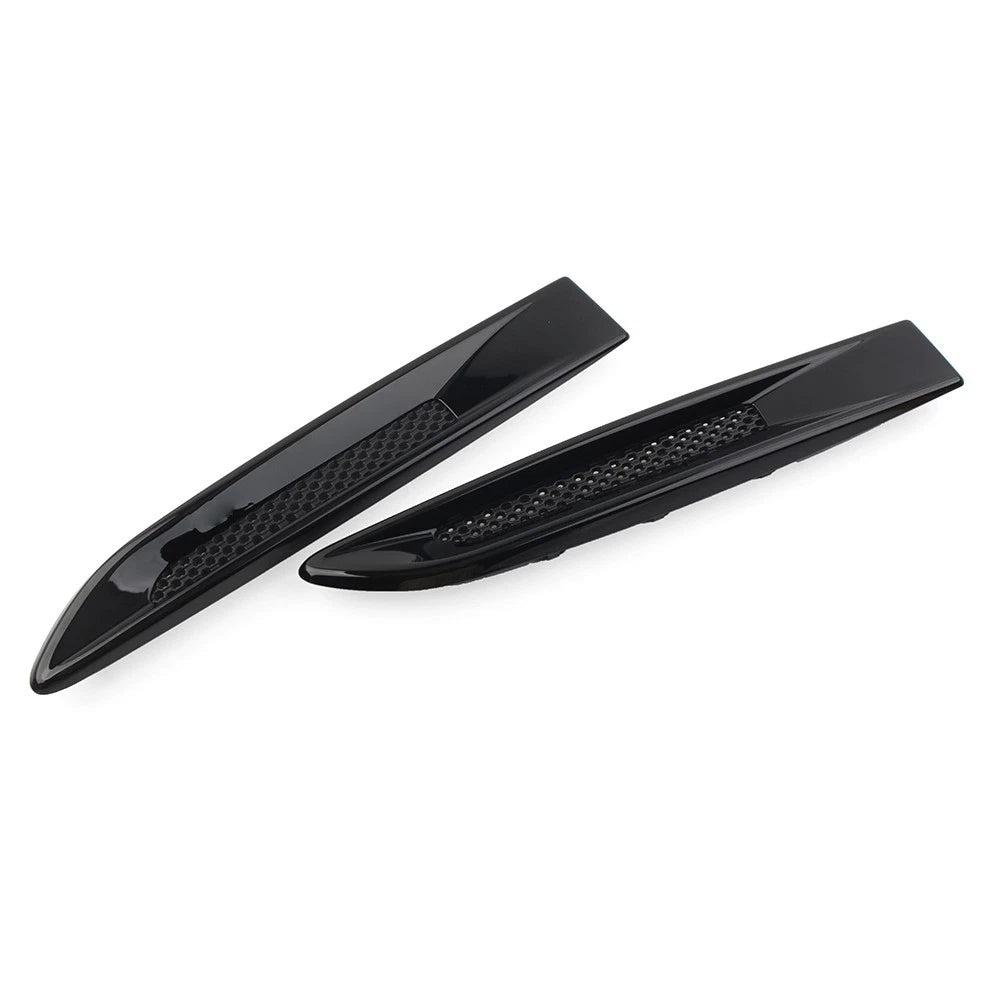 Front Fender Air Vent Outlet Grille Trim Black For Jaguar XE F-Pace 2016-2020