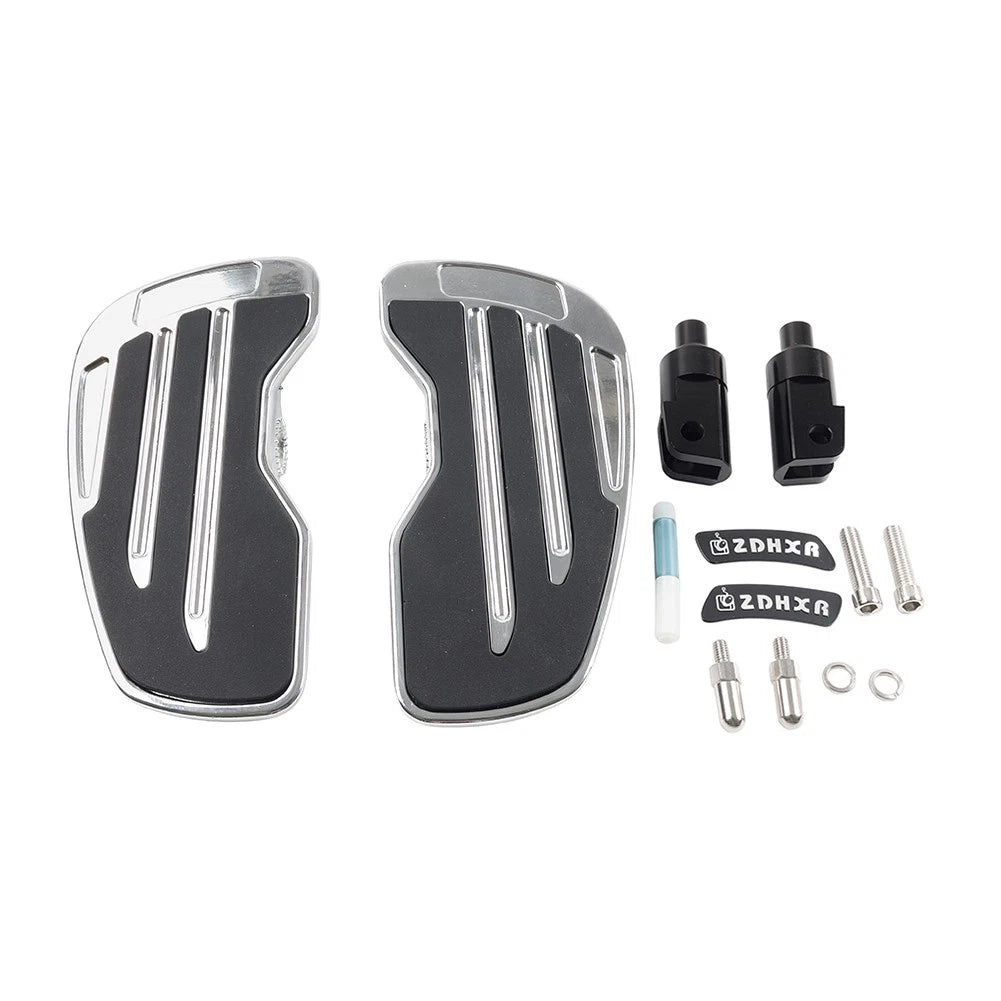 Front Rider Footboards Footpegs Pedals For Honda Gold Wing GL1800 2001-2024