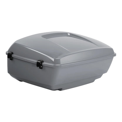 King Trunk Backrest Mount Rack Fit For Harley Electra Glide 14-Up Billiard Gray