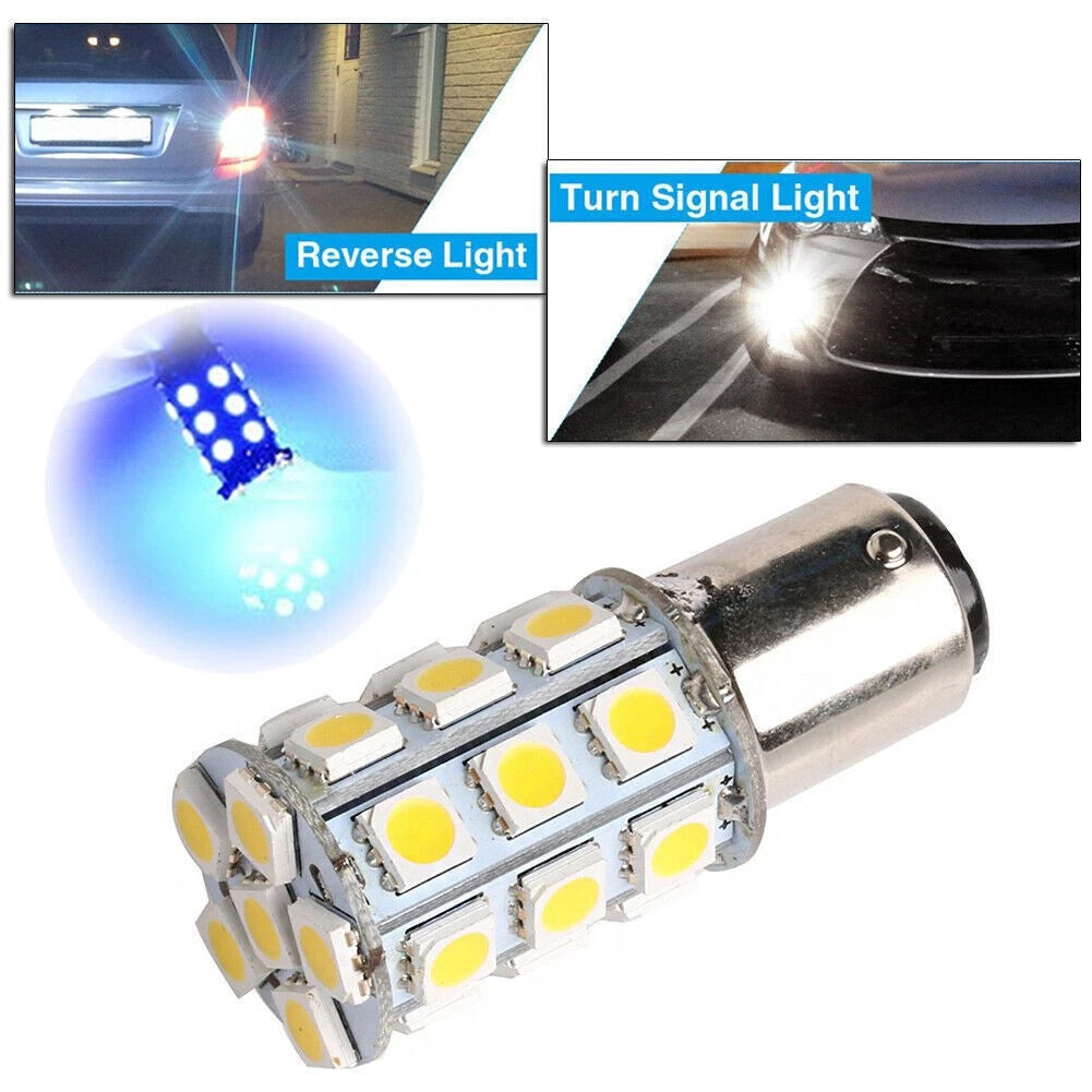 1*BA15D Bulb Light Interior Bulbs Blue 27-SMD 1004 1076 1142 Car boat USA