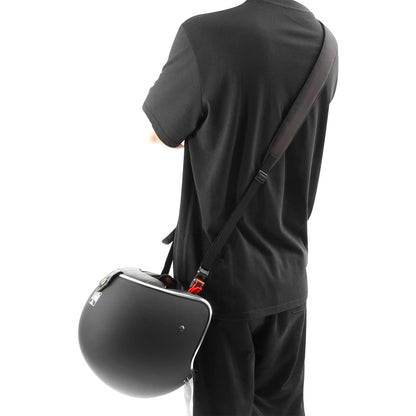 Motorcycle Bike Shoulder Helmet Carrier Strap Black Strap Hands-Free Breathable