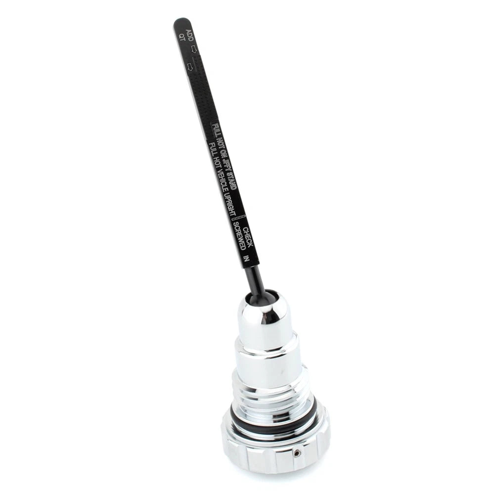 US Oil Dipstick Aluminum alloy For Harley Touring FLHR FLHX FLH/T FLTR Chrome