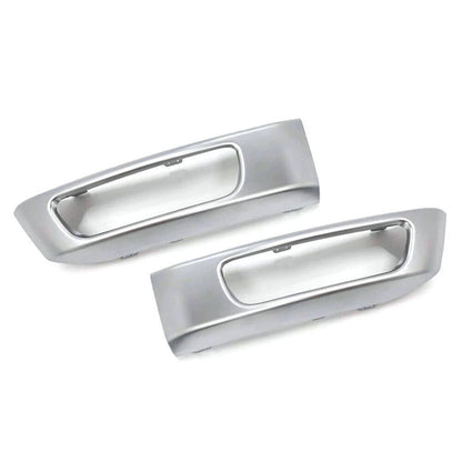 For Range Rover Sport 2014-2017 Front Bumper Fog Light Lamp Cover Silver 2PCS