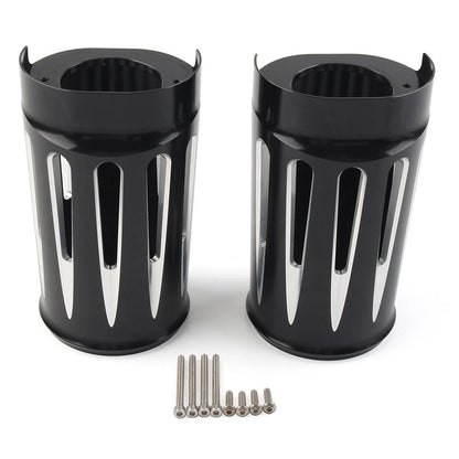 Fork Boot Slider Covers For Harley Electra Street Road Glide King CVO 14-22 Pair
