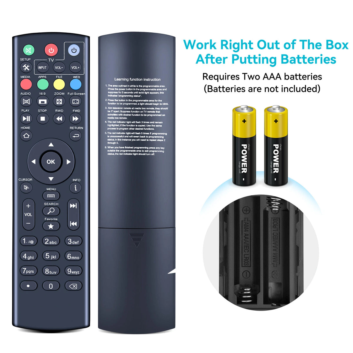 Remote Control For Superbox S1 S2/S3Pro S5/S6Max Elite ll MAX IV without Voice