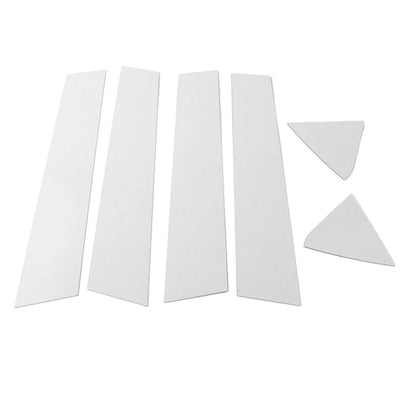 6 Pcs Car Window Pillar Posts Door Trim Bright Black For Dodge Charger 2006-2010
