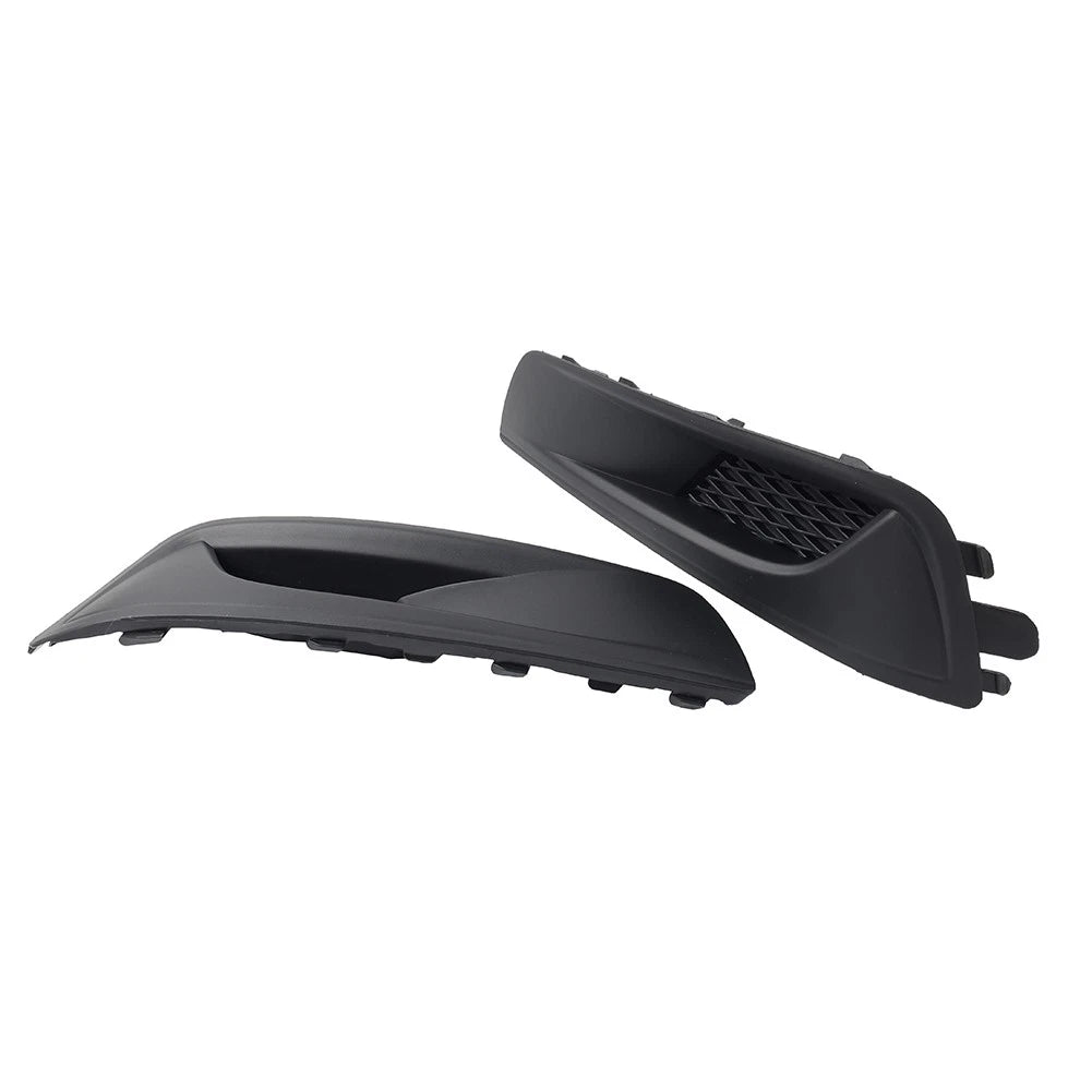 2pcs Front Bumper Fog Light Trim Bezel Cover Black For Subaru Legacy 2010-2012
