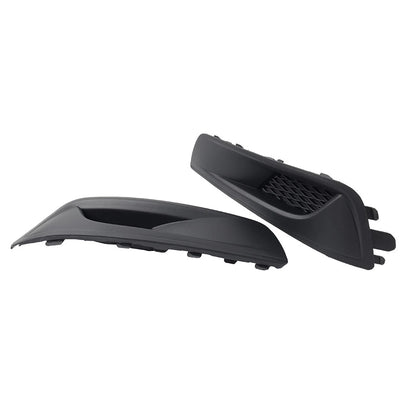 2pcs Front Bumper Fog Light Trim Bezel Cover Black For Subaru Legacy 2010-2012