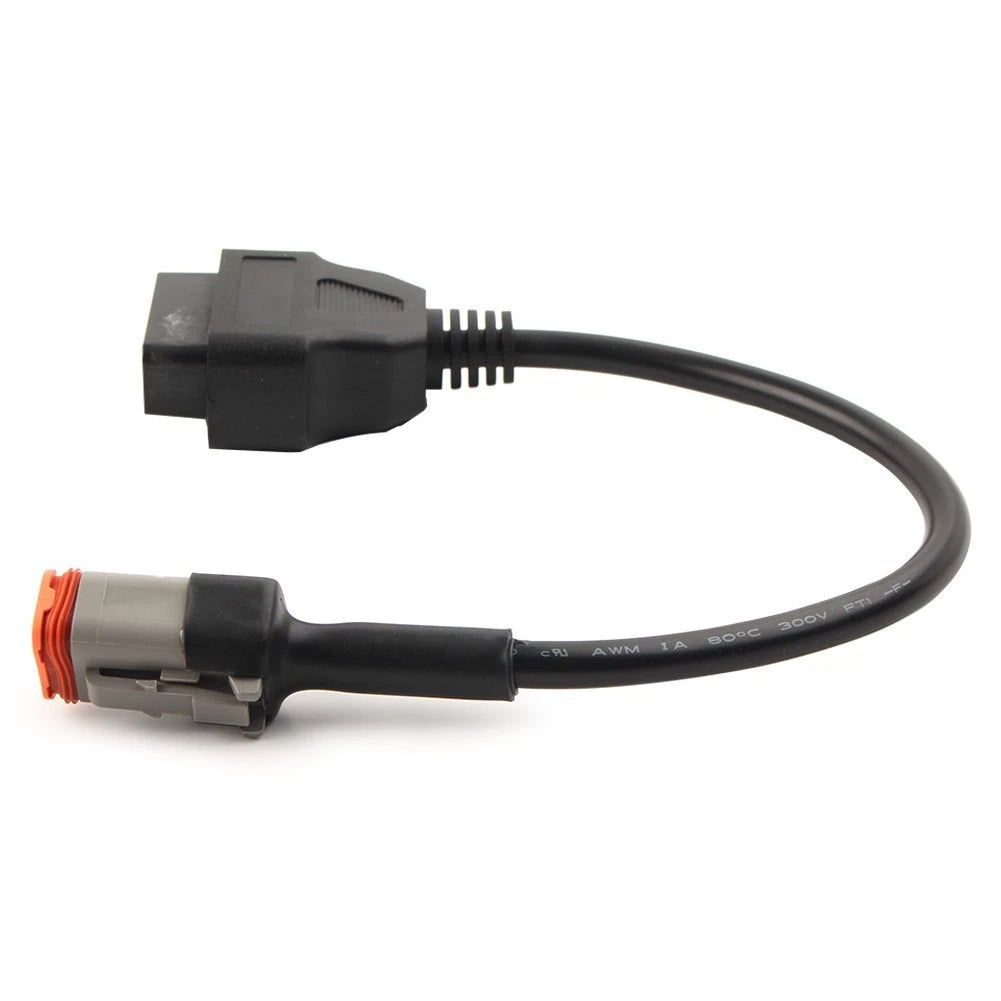 4Pin to OBD2 Diagnostic Scanner Adapter Cable For Harley Davidson 16Pin to 4Pin