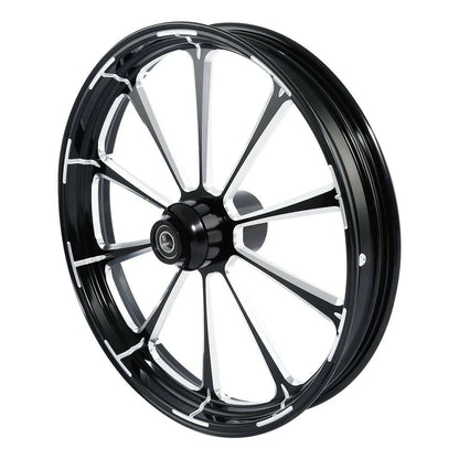 30" Front Wheel Rim Single Disc Wheel Hub Fit For Harley Touring Glide 08-25 ABS