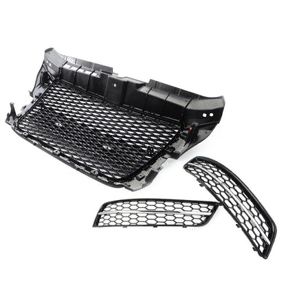 Front Radiator Grille With Fog Light Cover Set For Audi A3 8P 2009-2012 US