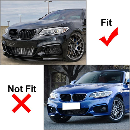 1pc Front Left Fog Lamp Grille W/O Hole For BMW 2 Series F22 F23 M Sport 2014-19