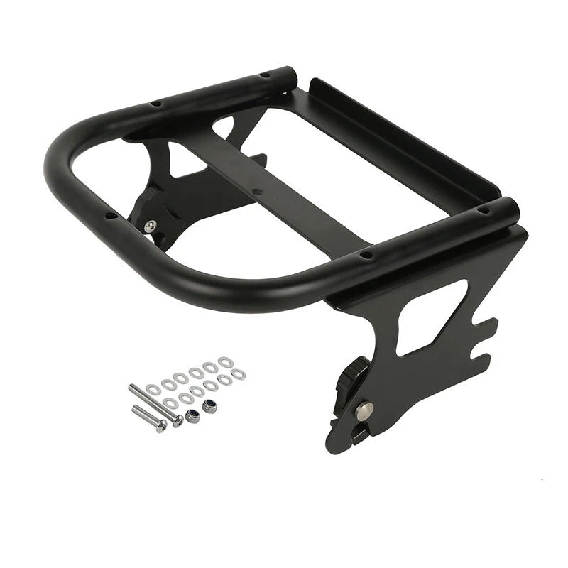 2 UP Luggage Mount Rack Fit For Harley Touring Street Road Glide King 97-08