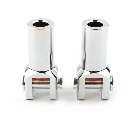 Silver Rear Footrest Pegs Support Mount Bracket for Harley 2000-2018