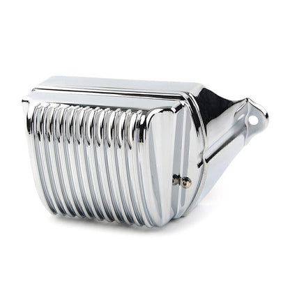 Chrome Front Voltage Regulator Cover Trim Accent Fit for Harley Bagger 1997-2011