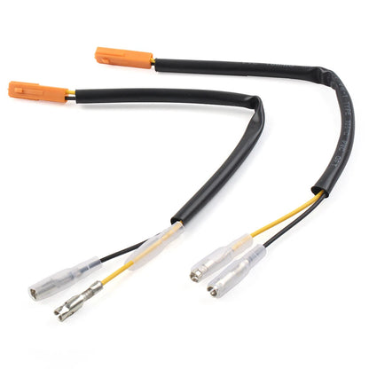2pcs Turn Signal Marker Wire Adapters Plug Connectors Leads Indicator Fit HONDA