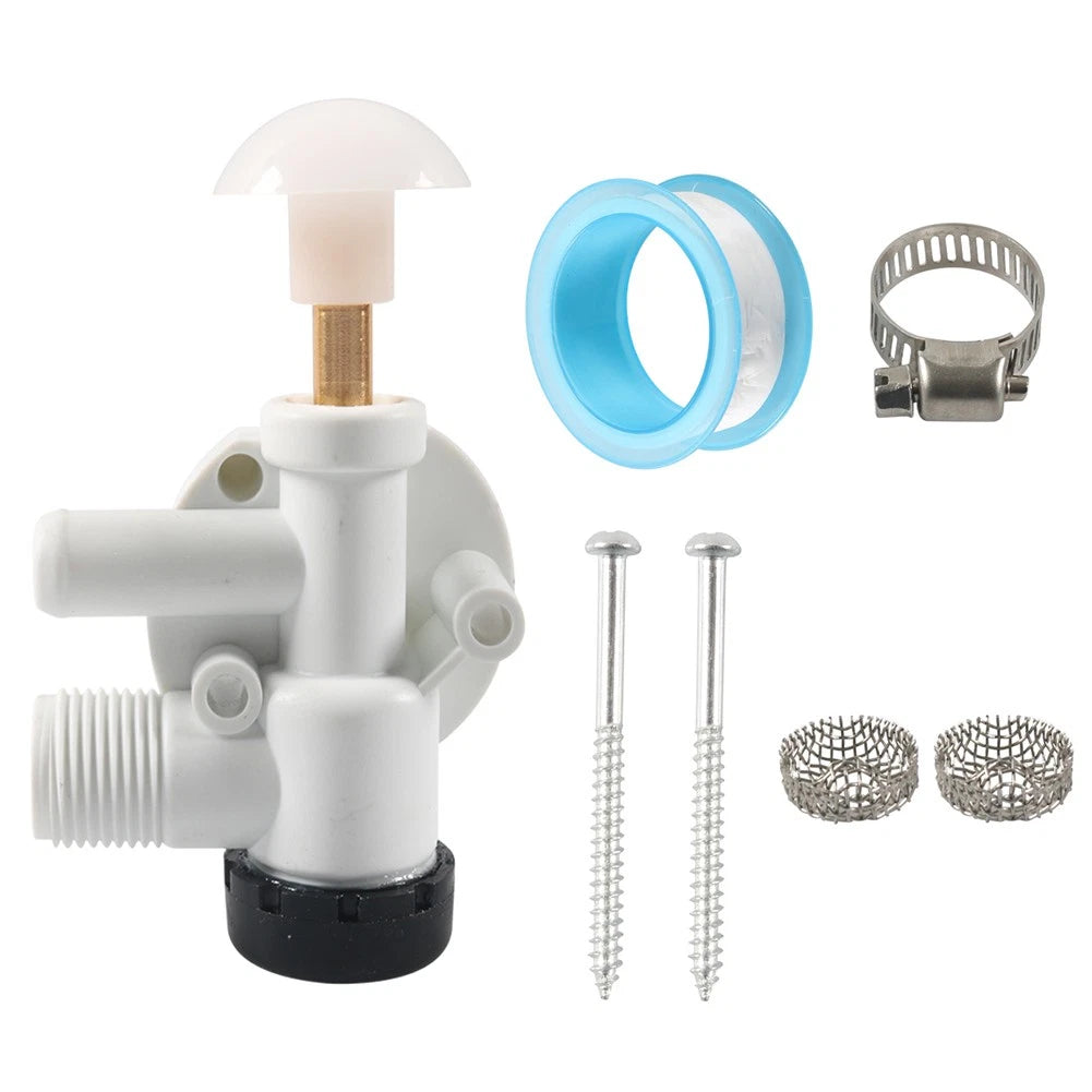 RV Upgraded Toilet Water Valve Assembly 385314349 For Dometic For Sealand A10451