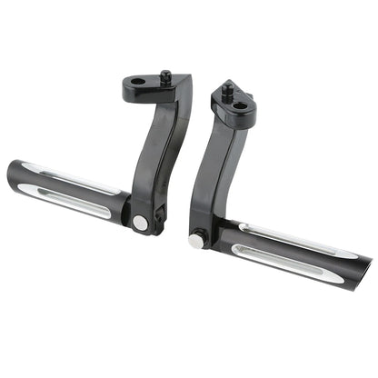Rear Foot Pegs Peg Bracket Fit For Harley Davidson Touring Street Glide 1993-24