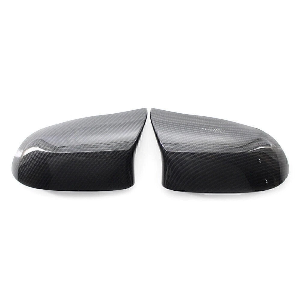2X Carbon Fiber Rear View Mirror Cover Trim For BMW X5 F15 X6 F16 2014-2018 2015