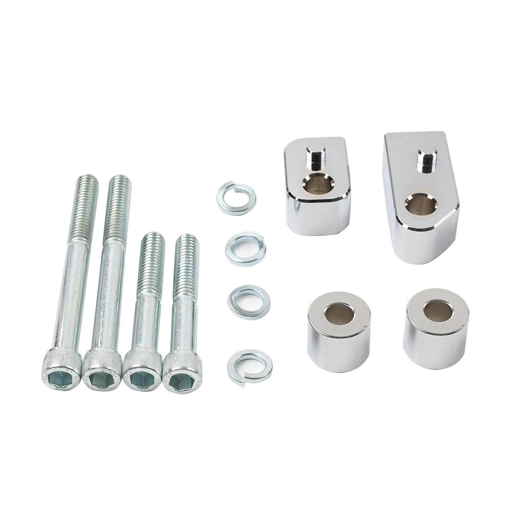 3/4" Driver Floorboard Extenders Spacer Kit Fit Harley Road Electra Street Glide