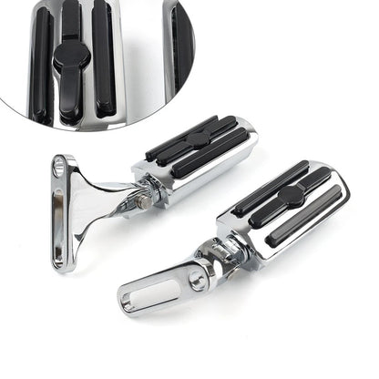 Rear Passenger Footpeg Mount Bracket Fit For Harley Touring Models 1993+ Chrome