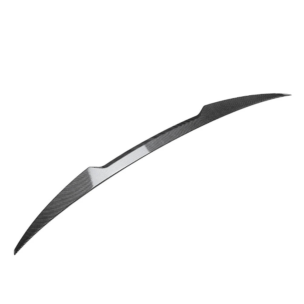 Carbon Fiber Look Rear Trunk Wing Spoiler For Audi A4 S4 B9 Sedan 2017-2024