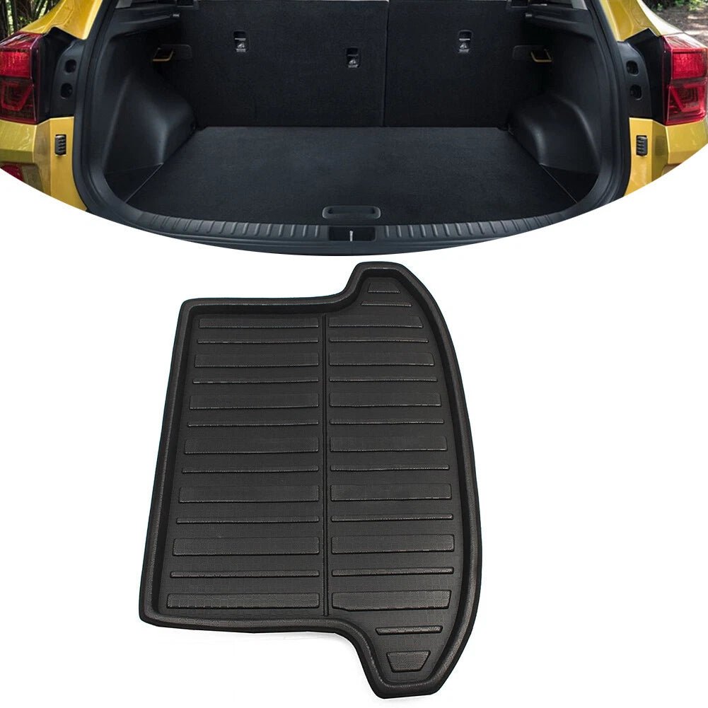 Rear Trunk Tray Cargo Boot Liner Mat For Kia Seltos 2020-2023 Black PE+EVA