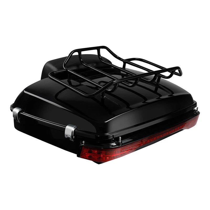 Chopped Trunk Pad Luggage Rack Light Fit For Harley Touring Road Glide 2014-2025