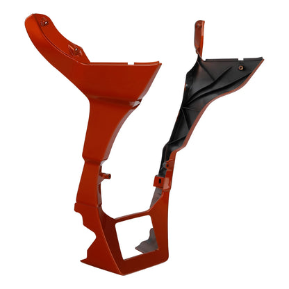 Side Fairing Spoilers Cover Fit For Harley Road Glide FLTR 17-Up Scorched Orange