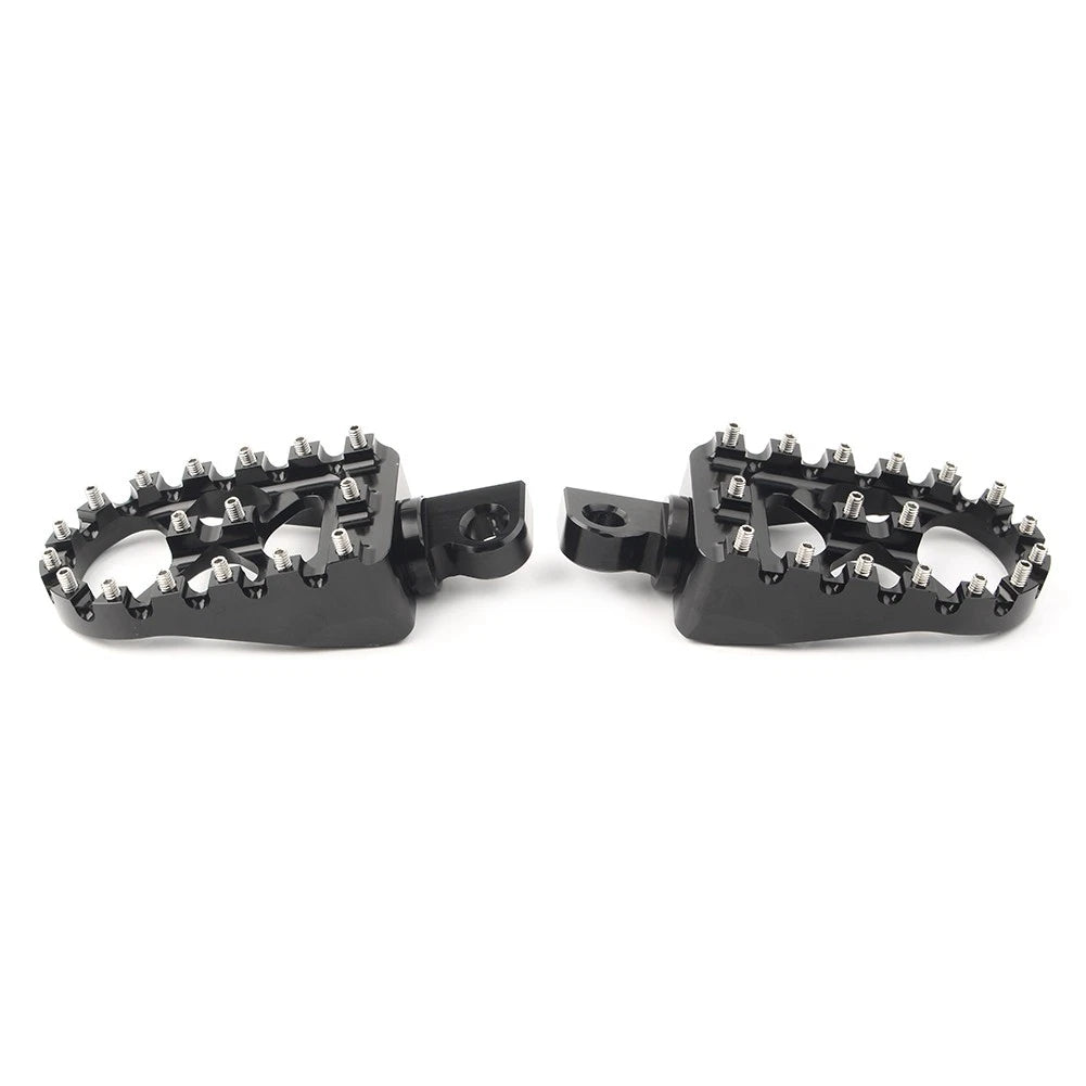 Wide Foot Peg MX Style For Harley Dyna Sportster Iron 883 Fatboy Bobber