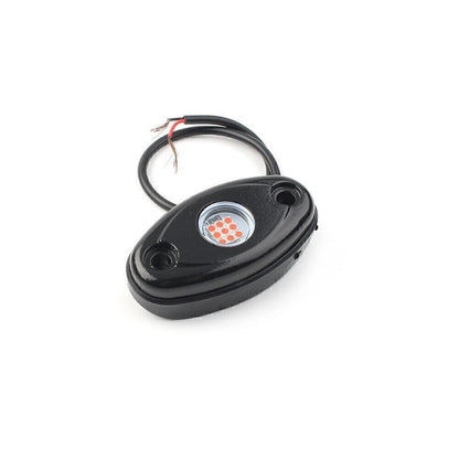 9W LED Rock Light Red Under Body Lamp 10pcs For JEEP Offroad Truck Trail Rig Bar