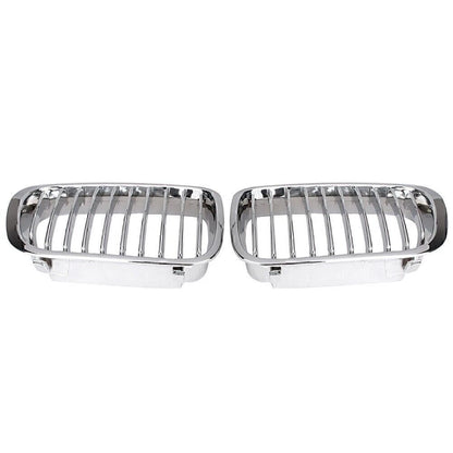 Chrome Front Kidney Grille For BMW E46 4D Sedan 320i 323i 325i 328i 330i 98-2001