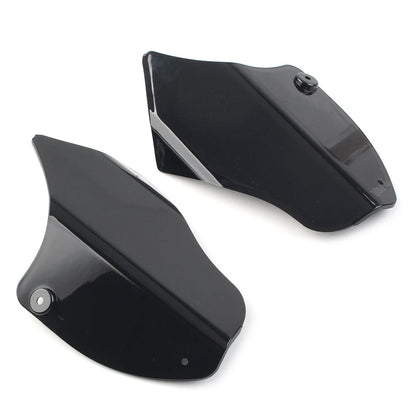 For Harley Softail Fatboy FLSTF 2000-2017 2ⅹ Saddle Shields Heat Deflector Black