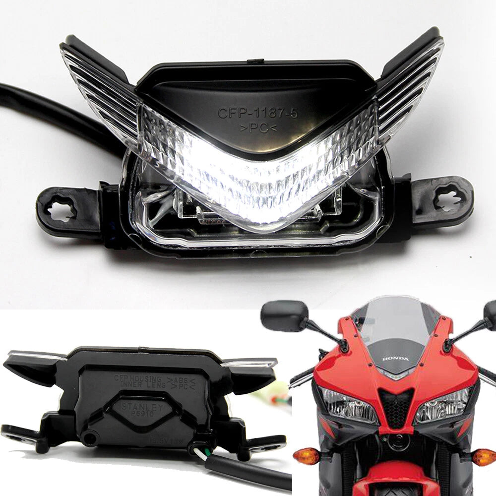 Front Upper Headlight Bulbs Head Lights for Honda CBR600RR CBR 600 RR 2007-2012