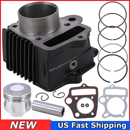 For Honda CT70 CRF70 ATC70 XR70 TRX70 Top End Rebuild Kit Cylinder Gasket Piston