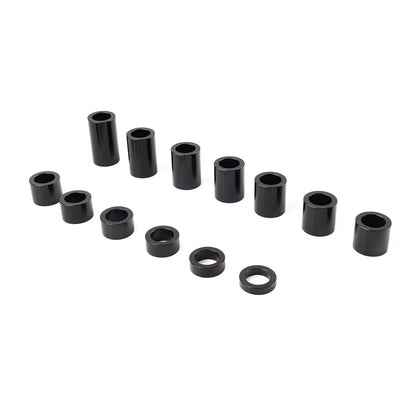 Black Wheel Axle Spacer Kit ID 3/4" OD 1 1/8" For Harley Softail Dyna Road King