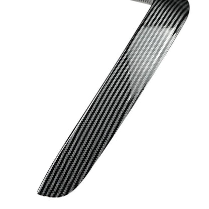 Carbon Black Front Bumper Lip Spoiler For BMW 4 Series G22 G23 M Sport 2020-2023
