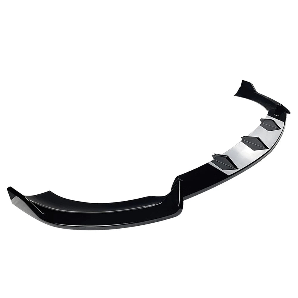 US Front Bumper Lip Splitter Spoiler Fit Benz E Class W213 E260 E300 16-20 Black