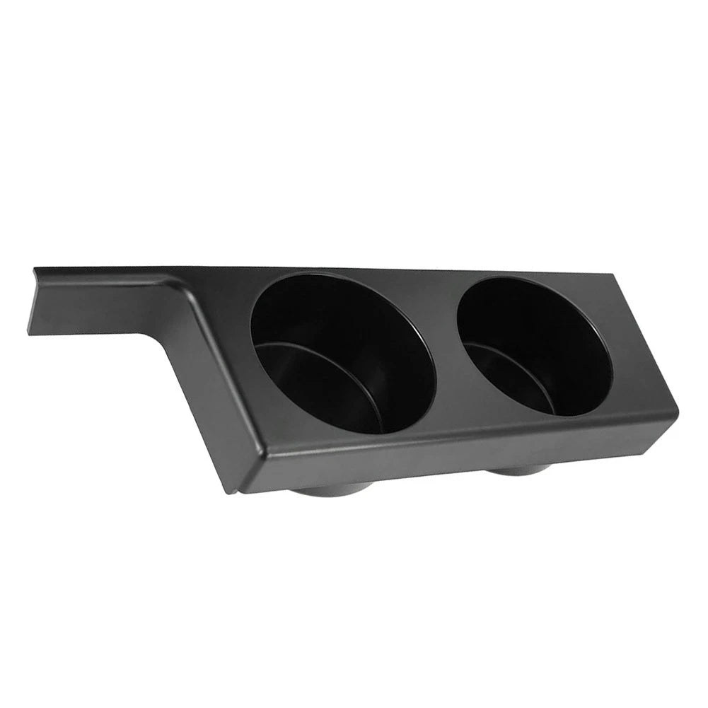 Center Console Double Cup Holder Organizer Black For BMW 525i 528i 530i 540i M5