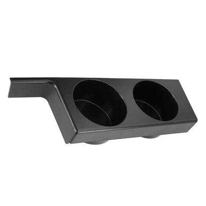 Center Console Double Cup Holder Organizer Black For BMW 525i 528i 530i 540i M5