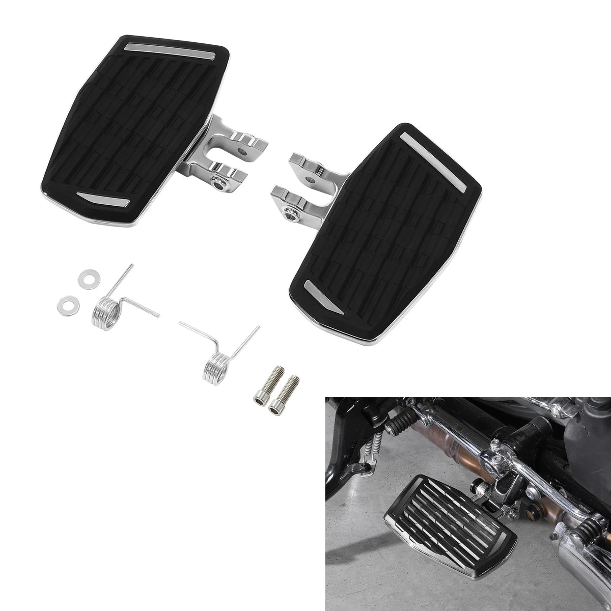 Front Rider Footboard Floorboard Pedal For BMW R18 B  R18 Transcontinental 21-24