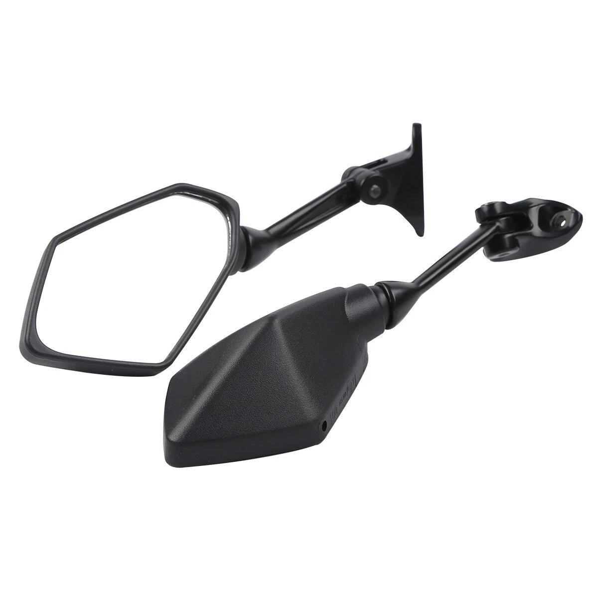Black Pair Rearview Mirrors For Kawasaki Ninja ZX6R ZX-6R ZX 6R 2009-2012 11 10